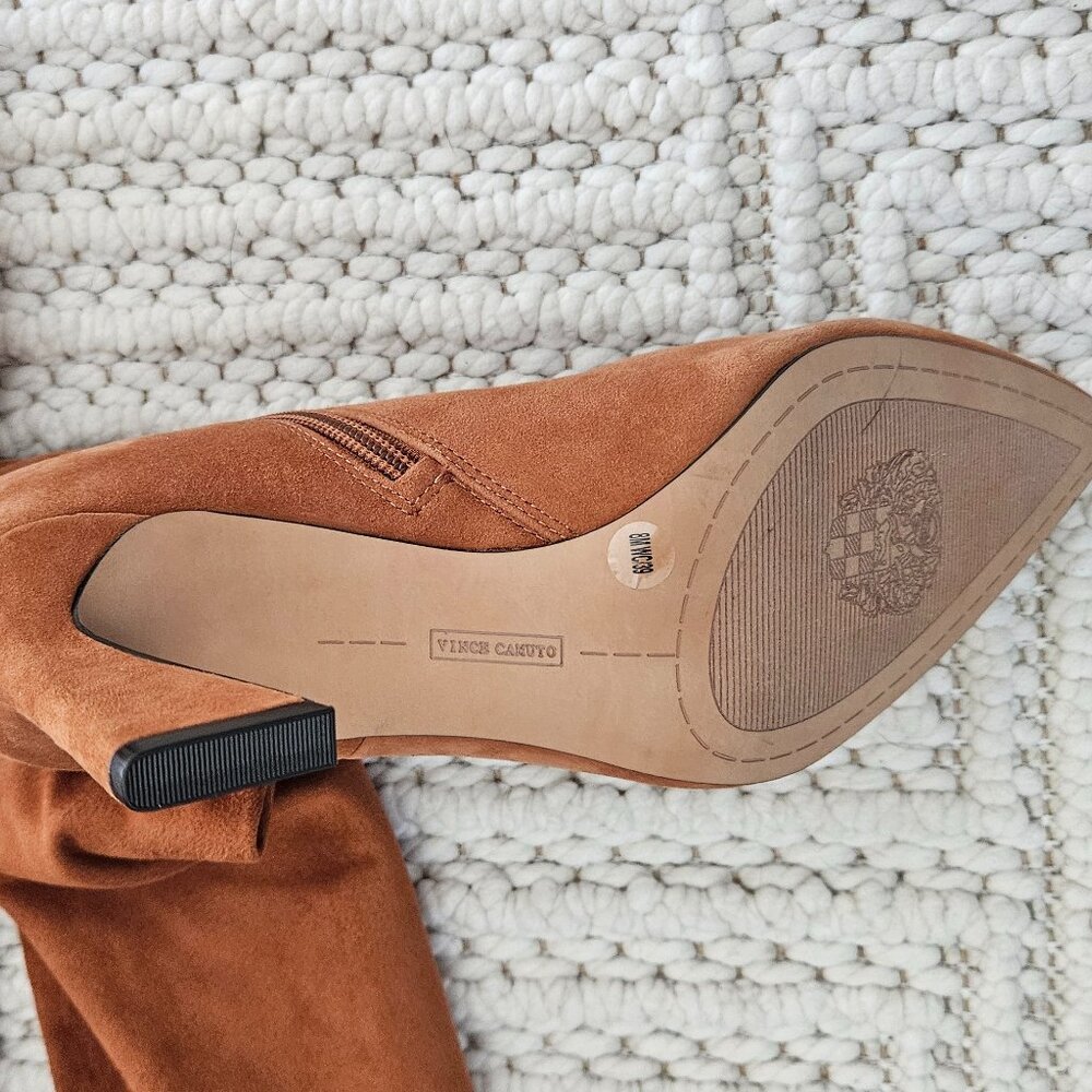 Vince Camuto, women brown suede over the knee boots, size 8 NWOT - Picture 12 of 14